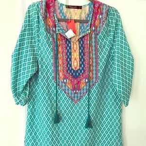 Boho Chic Colorful Coverup